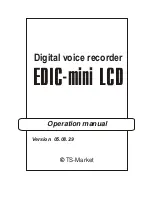 Preview for 1 page of TS-market EDIC-mini LCD Operation Manual