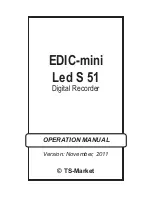 TS-market EDIC-mini Led S 51 Operation Manual preview