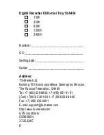 Preview for 8 page of TS-market EDIC-mini TINY 16 A404 Short Operating Instructions