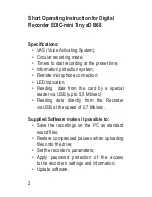 Preview for 2 page of TS-market EDIC-mini Tiny xD B68 Operation Manual