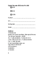 Preview for 8 page of TS-market EDIC-mini Tiny16 B43 Short Operating Instructions