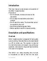 Предварительный просмотр 3 страницы TS-market MAG-1 Operation Manual