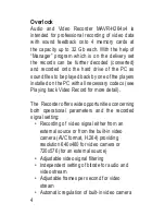 Preview for 4 page of TS-market uAVR H.264x4 Operation Manual