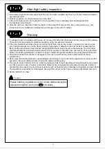 Preview for 4 page of TSA model Infusion 600n Platinum Instruction Manual