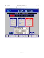 Предварительный просмотр 22 страницы TSA Systems BM-185D Operation And Service Manual