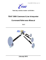 Preview for 1 page of TSAT AS TSAT 3000 Command Reference Manual