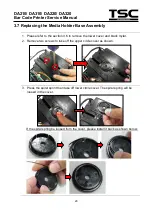 Предварительный просмотр 21 страницы TSC DA210 Series Service Manual