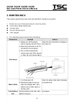 Предварительный просмотр 41 страницы TSC DA210 Series Service Manual