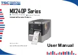 TSC MX240P Series User Manual предпросмотр