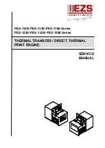 TSC PEX-1120 Series Service Manual preview