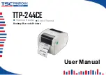 TSC Prontronix TTP-244CE User Manual preview