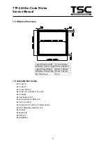 Предварительный просмотр 9 страницы TSC TDP-243 Series Service Manual