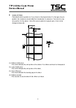 Предварительный просмотр 11 страницы TSC TDP-243 Series Service Manual