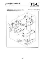 Предварительный просмотр 58 страницы TSC TDP-243 Series Service Manual