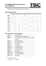 Предварительный просмотр 9 страницы TSC TDP 248M Service Manual