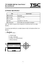 Предварительный просмотр 12 страницы TSC TDP 248M Service Manual