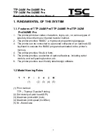 Предварительный просмотр 4 страницы TSC TTP-2410M Pro Service Manual