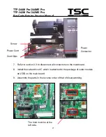 Предварительный просмотр 28 страницы TSC TTP-2410M Pro Service Manual