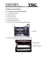 Предварительный просмотр 31 страницы TSC TTP-2410M Pro Service Manual