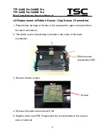 Предварительный просмотр 42 страницы TSC TTP-2410M Pro Service Manual