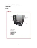 Preview for 3 page of TSC TTP-2410MT Series Service Manual