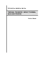 Предварительный просмотр 1 страницы TSC TTP 243 Pro Service Manual