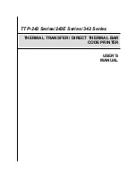 TSC TTP-243 Series User Manual предпросмотр