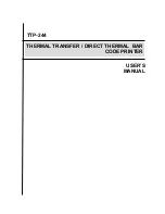 TSC TTP-244 series User Manual предпросмотр