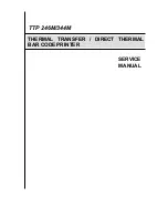 TSC TTP 246M Service Manual предпросмотр