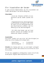 Preview for 21 page of TSCHORN TSCHORN4.0 Operating Instructions Manual