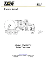 TSE PTV100/72 Owner'S Manual preview