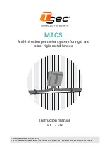 TSec SpA MACS Instruction Manual preview