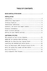 Preview for 5 page of Tseng Qtec VGA 1024 Installation Manual