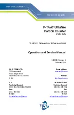 Предварительный просмотр 3 страницы TSI Incorporated 8525 Operation And Service Manual