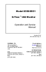 Preview for 3 page of TSI Incorporated 8550 Operation And Service Manual