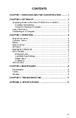 Preview for 3 page of TSI Incorporated Airflow IAQ920 Operation And Service Manual