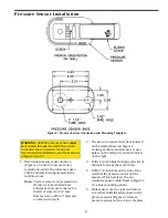 Предварительный просмотр 2 страницы TSI Incorporated PRESSURA 8630 Installation Instructions Manual