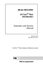 TSI Incorporated Q-TRAK Plus 8552 Operation And Service Manual preview