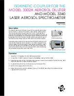 Preview for 1 page of TSI Instruments 3302A User Manual