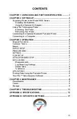 Preview for 3 page of TSI Instruments 9555 Series Operation And Service Manual