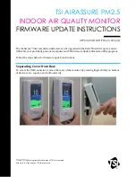 Preview for 1 page of TSI Instruments AIRASSURE PM2.5 Firmware Update Instructions