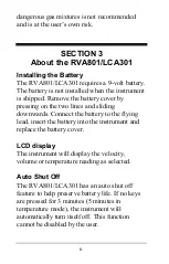 Preview for 6 page of TSI Instruments AIRFLOW LCA301 Operation And Service Manual