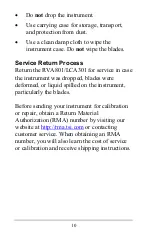 Preview for 10 page of TSI Instruments AIRFLOW LCA301 Operation And Service Manual