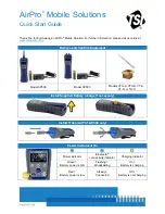 TSI Instruments AirPro AP500 Quick Start Manual preview