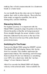 Preview for 8 page of TSI Instruments ALNOR 9880 Manual