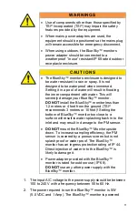 Предварительный просмотр 7 страницы TSI Instruments BlueSky 8143 Operation And Maintenance Manual