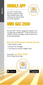 Preview for 6 page of TSI Instruments Dickey-John MINI GAC 2500 Quick Start Manual