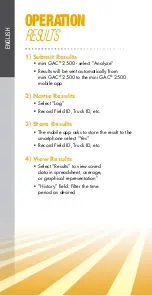 Preview for 8 page of TSI Instruments Dickey-John MINI GAC 2500 Quick Start Manual