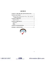 Preview for 2 page of TSI Instruments DP-CALC 5815 Operation And Service Manual