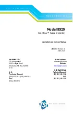 Preview for 3 page of TSI Instruments DustTrak 8520 Operation And Service Manual